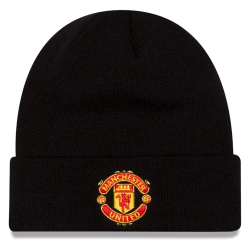 New Era Winter Beanie - Cuff Manchester United Black
