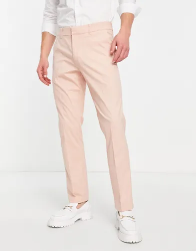 New Look slim suit trouser in pink