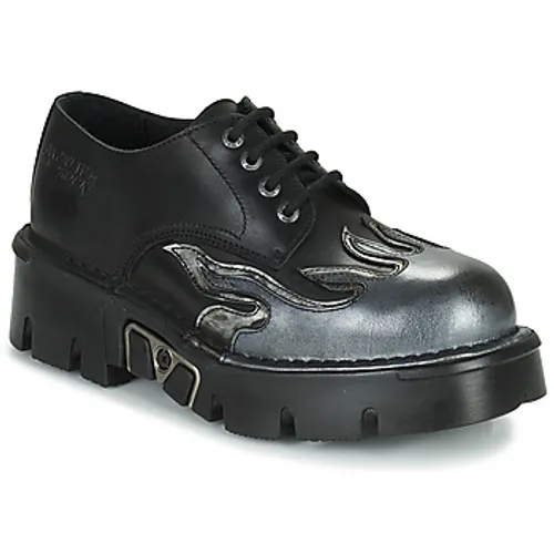 New Rock  M-1553-C3  women's Casual Shoes in Black