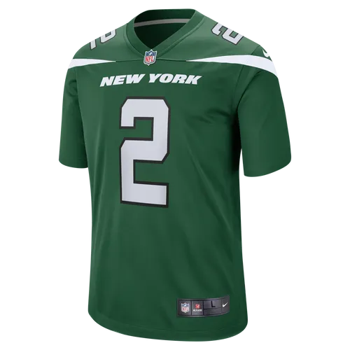 NFL New York Jets (Zach Wilson) Men's Game American Football Jersey - Green - Polyester
