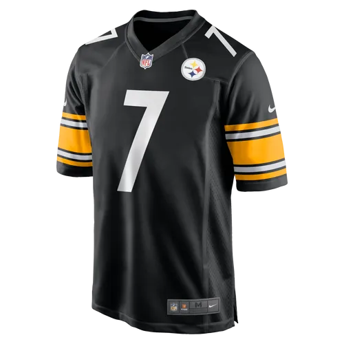 NFL Pittsburgh Steelers (Ben Roethlisberger) Men's Game American Football Jersey - Black - Polyester