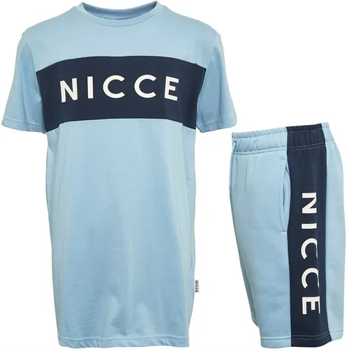 NICCE Boys Cutters T-Shirt And Shorts Set Ice Blue
