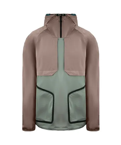 NICCE Long Sleeve Hooded Dusty Pink Mens Rain Jacket Type 9-21 211 1 01 05 0332 - Grey Nylon