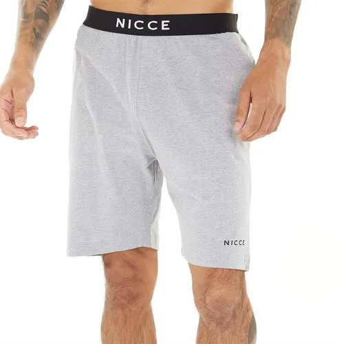 NICCE Mens Zuri Lounge Shorts Grey Marl