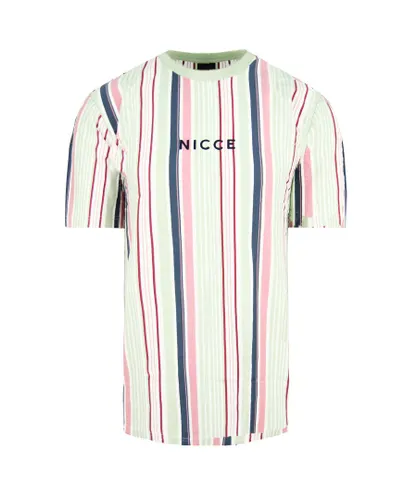 NICCE Short Sleeve Round Neck Multicoloured Mens Club T-Shirt 202 1 09 02 0218 - Multicolour Cotton