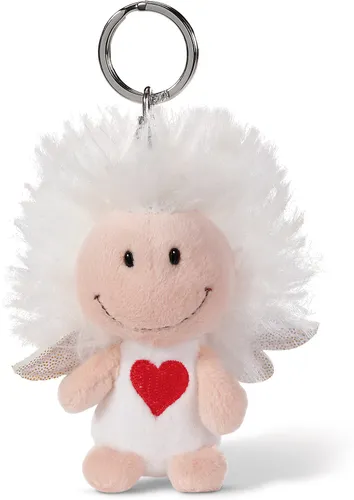 NICI Guardian Angel Keyring with Heart and Glitter Wings 7