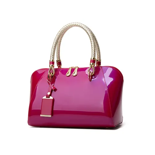 NICOLE & DORIS Fashion Women Handbag Patent Leather Bags