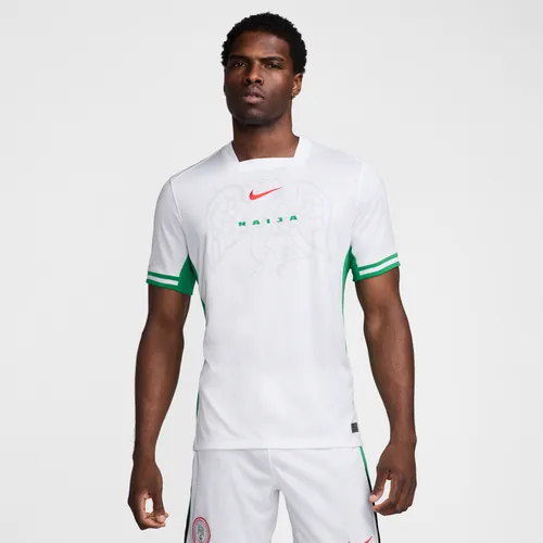 Nigeria 2024 Stadium Home Men's Nike Dri-FIT Football Replica Shirt - White - Polyester