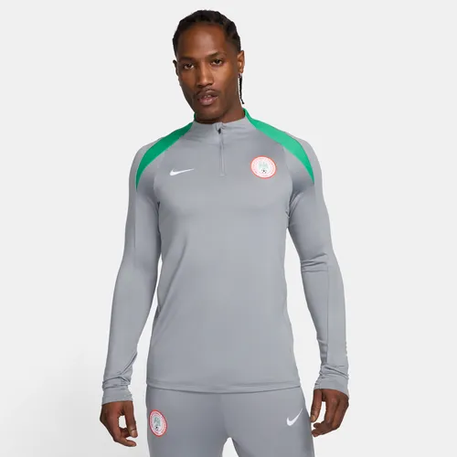 Nigeria Strike Men's Nike Dri-FIT Football Drill Top - Grey - Polyester