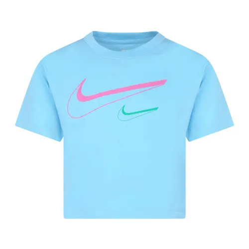 Nike , 36L670 BJB Short Sleeves T-Shirts ,Blue female, Sizes: