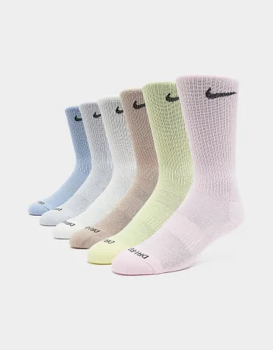 Nike 6-Pack Everyday Cushioned Training Crew Socks - Multi Coloured