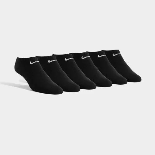 Nike 6-Pack No Show Socks - BLACK