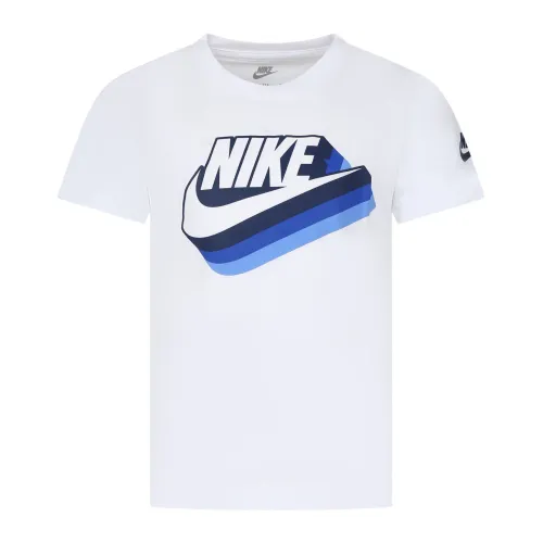 Nike , 86L925 001 Short Sleeves T-Shirts ,White male, Sizes: