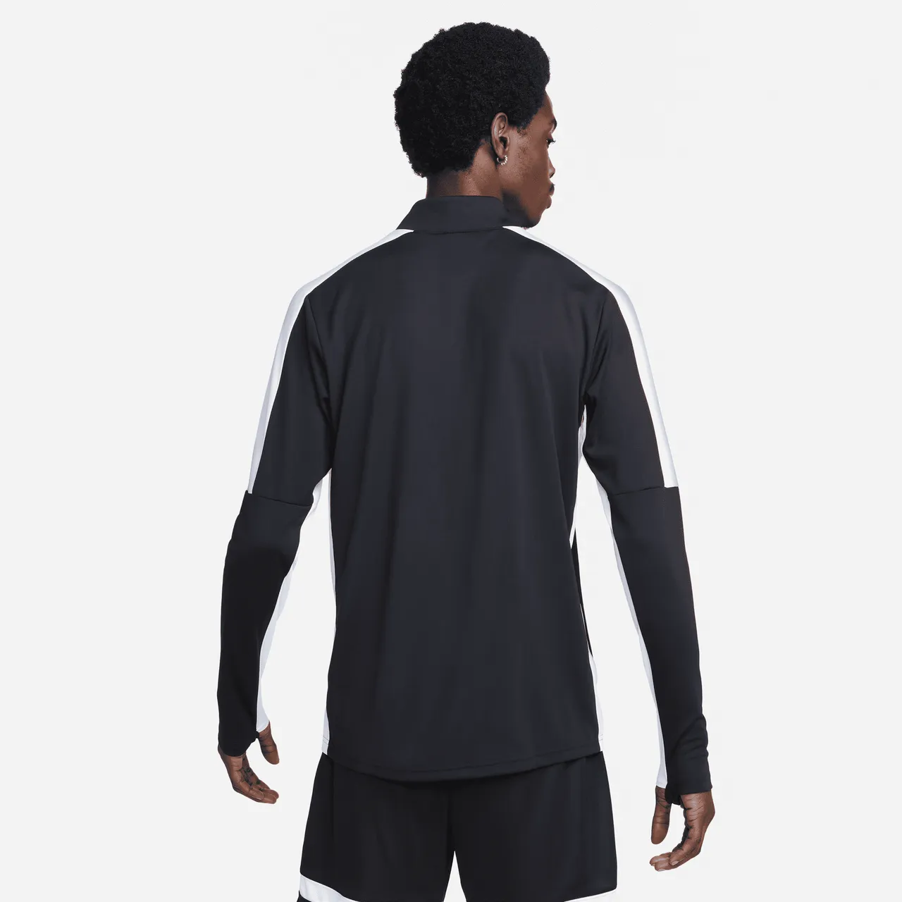 Nike Academy Men's Dri-FIT 1/2-Zip Football Top - Black - Polyester