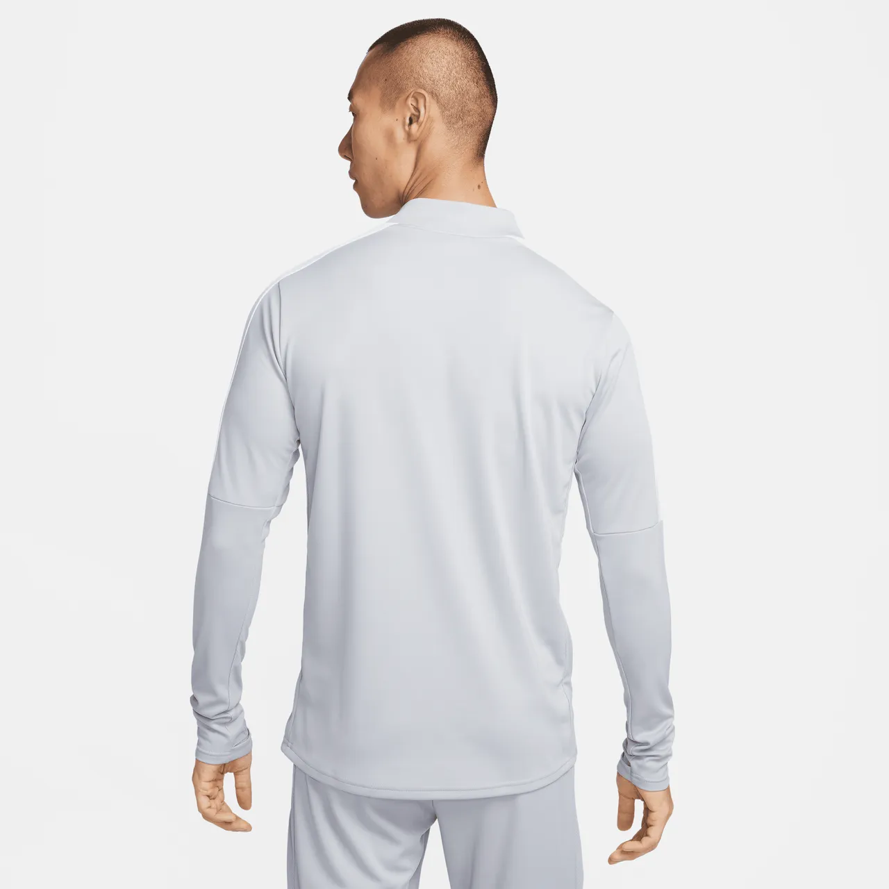 Nike Academy Men's Dri-FIT 1/2-Zip Football Top - Grey - Polyester