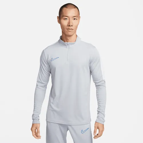 Nike Academy Men's Dri-FIT 1/2-Zip Football Top - Grey - Polyester