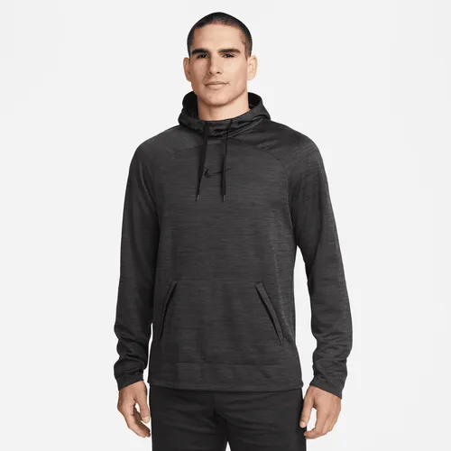 Nike Academy Men's Dri-FIT Long-Sleeve Hooded Football Top - Black - Polyester