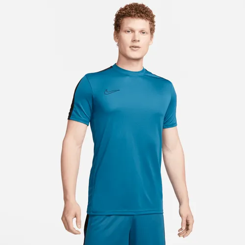 Nike Academy Men's Dri-FIT Short-Sleeve Football Top - Blue - Polyester