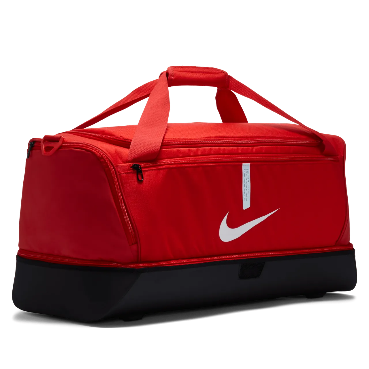 Nike Academy Team Football Hardcase Duffel Bag (Large, 59L) - Red - Polyester