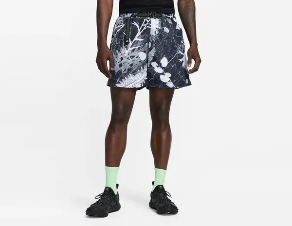 Nike ACG Allover Print Trail Shorts, Black
