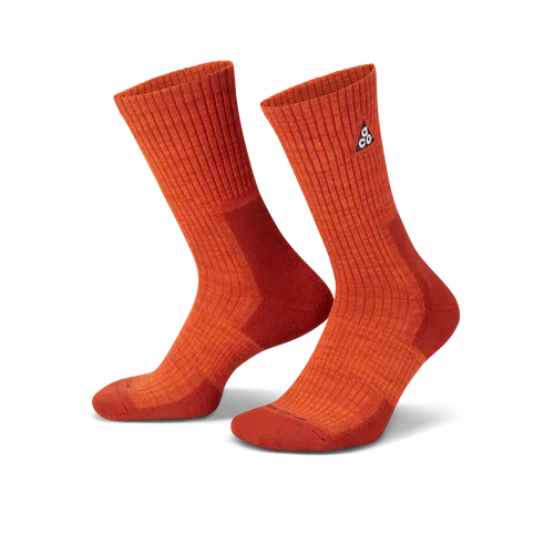 Nike ACG Everyday Cushioned Crew Socks (1 Pair) - Orange - Polyester
