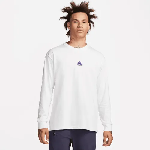 Nike ACG 'Lungs' Men's Long-Sleeve T-Shirt - White - Polyester