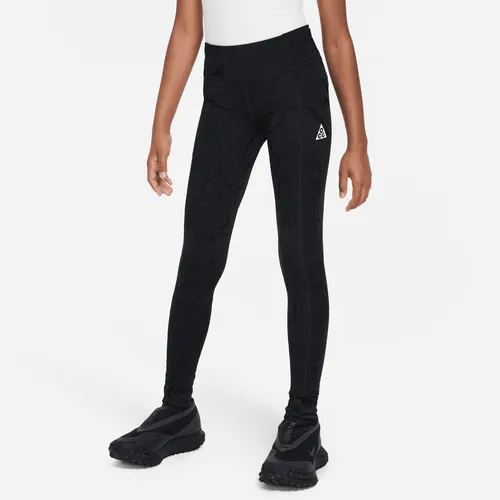 Nike ACG Therma-FIT Older Kids' (Girls') Leggings - Black - Polyester