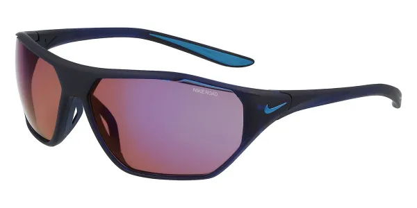 Nike AERO DRIFT E DQ0999 410 Men's Sunglasses Blue Size 65