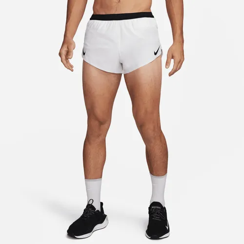 Nike AeroSwift Men's Dri-FIT ADV 5cm (approx.) Brief-Lined Running Shorts - White - Polyester