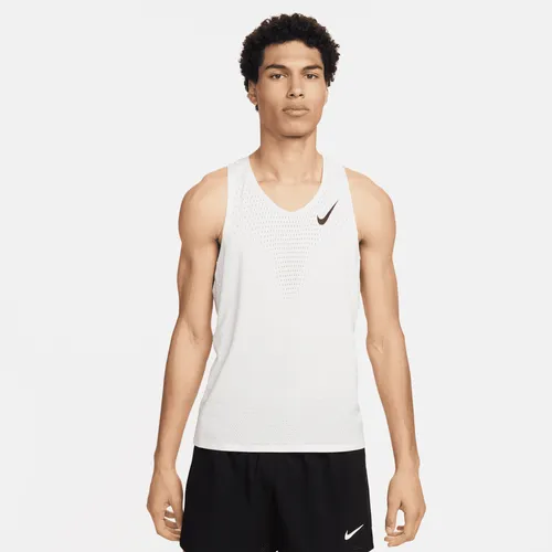 Nike AeroSwift Men's Dri-FIT ADV Running Vest - White - Polyester