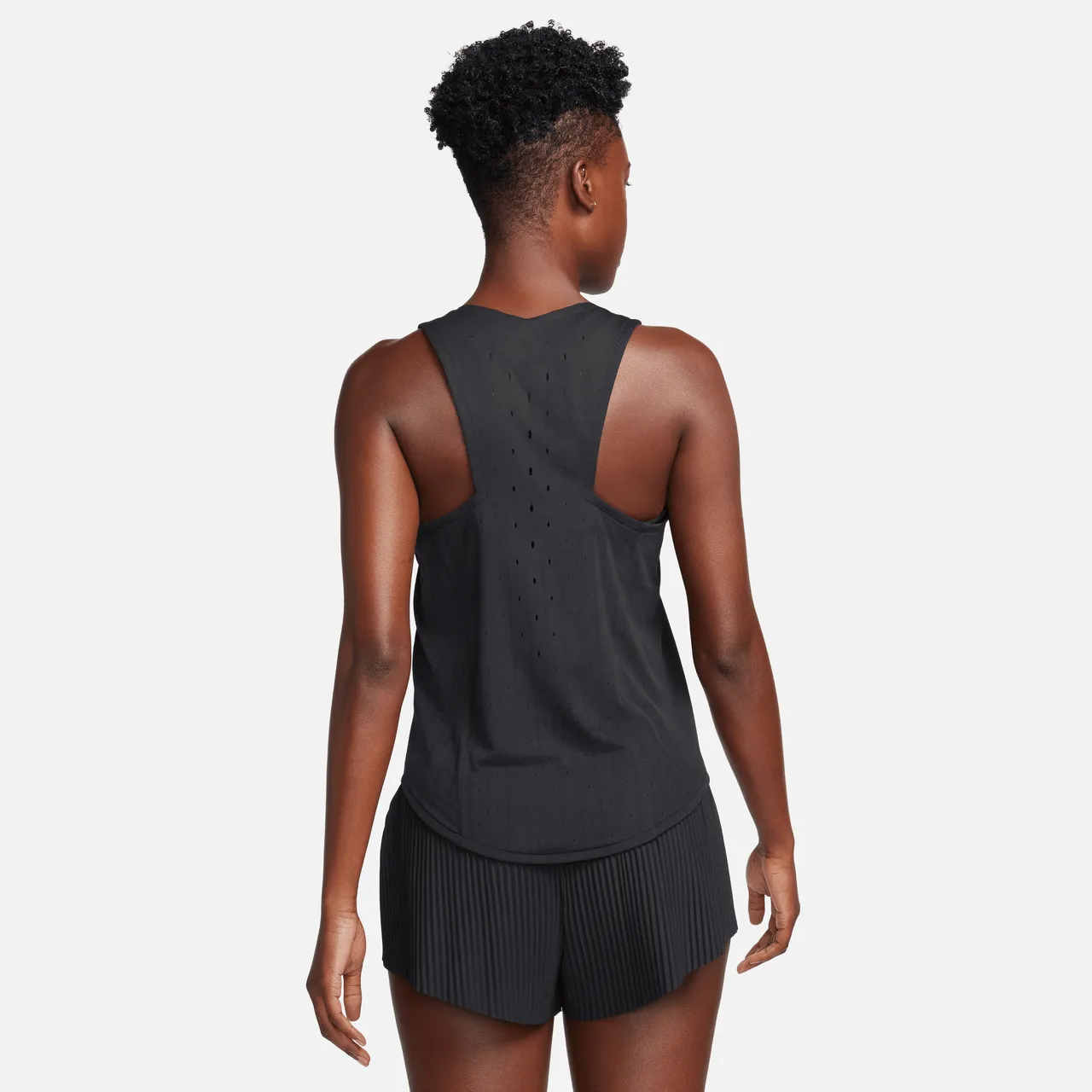 Nike AeroSwift Women's Dri-FIT ADV Running Vest - Black - Polyester
