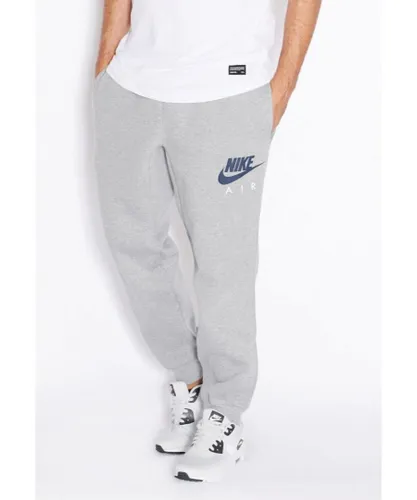 Nike Air AW77 Mens Fleece Joggers Grey Cotton
