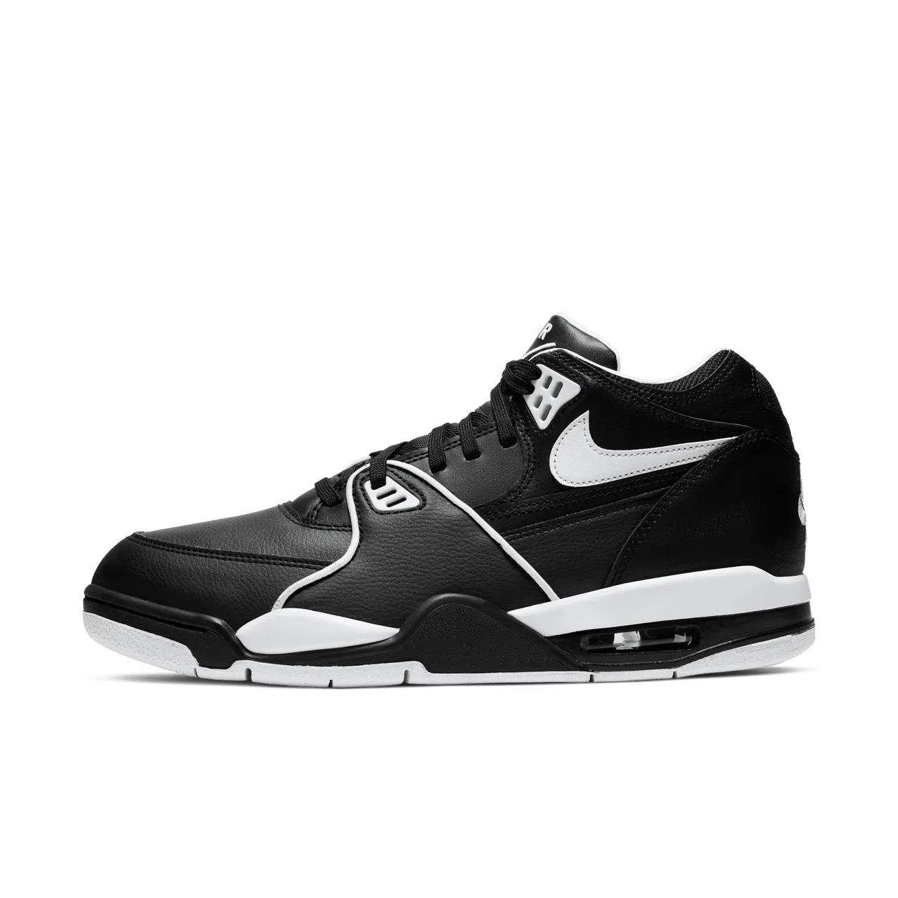 Nike Air Flight 89 Men's Shoes - Black - Leather