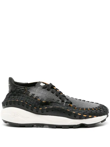 Nike Air Footscape Woven leather sneakers - Black