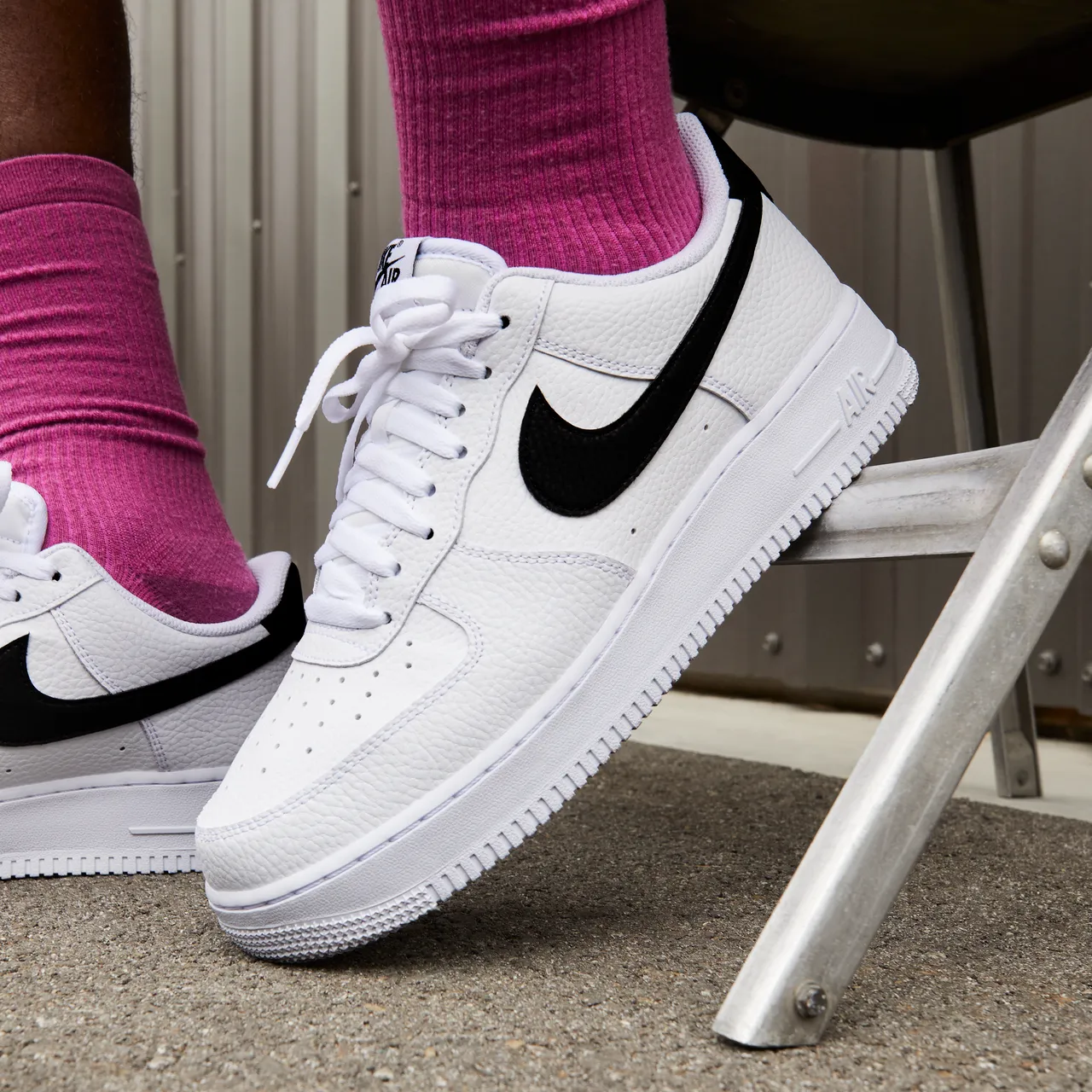 Nike Air Force 1 '07 Men's Shoe - White - Leather