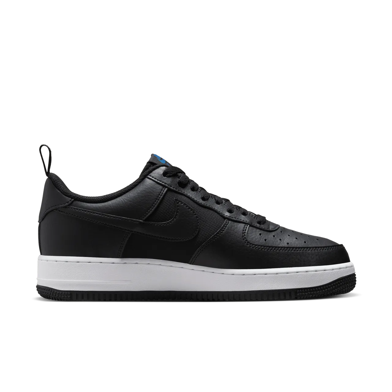 Nike Air Force 1 '07 Men's Shoes - Black - Leather