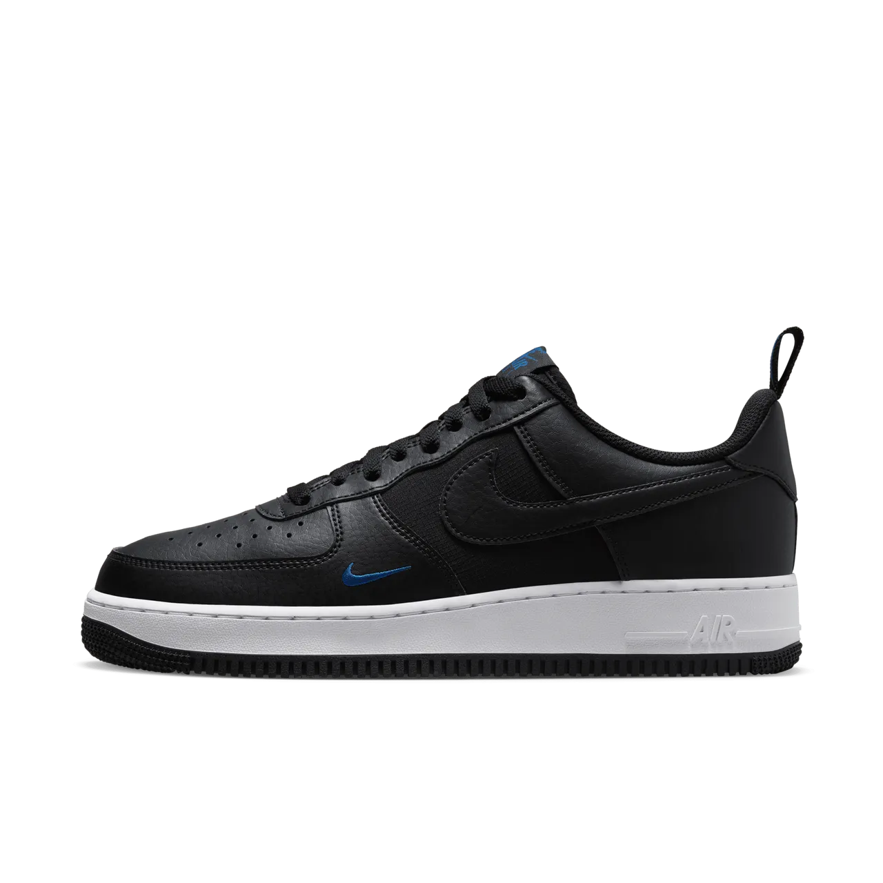 Nike Air Force 1 '07 Men's Shoes - Black - Leather