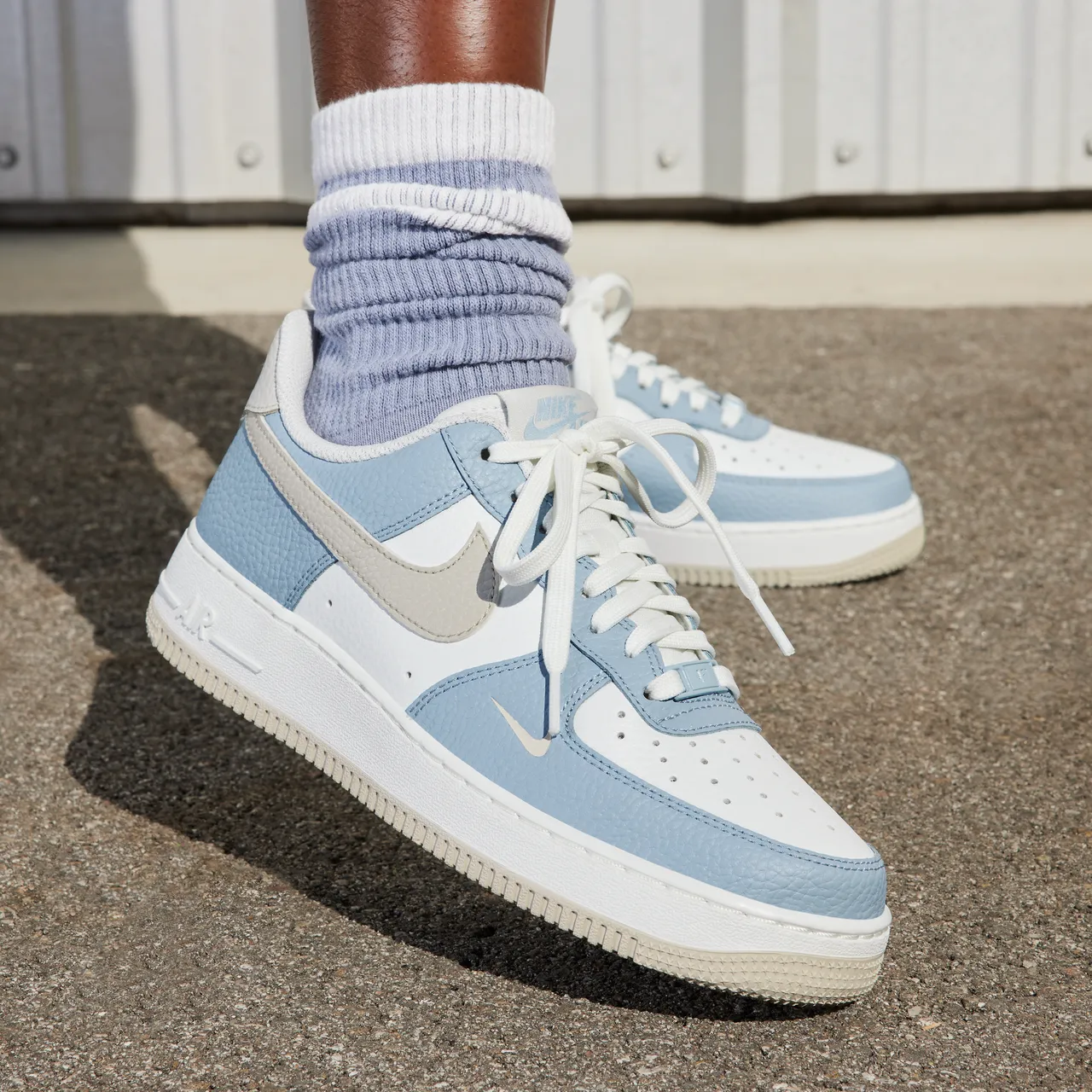 Nike Air Force 1 '07 Women's Shoes - Blue