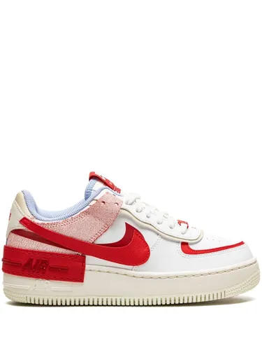 Nike Air Force 1 Low Shadow "Red Cracked Leather" sneakers - White