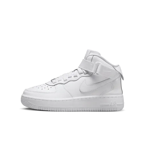 Nike Air Force 1 Mid EasyOn Older Kids' Shoes - White