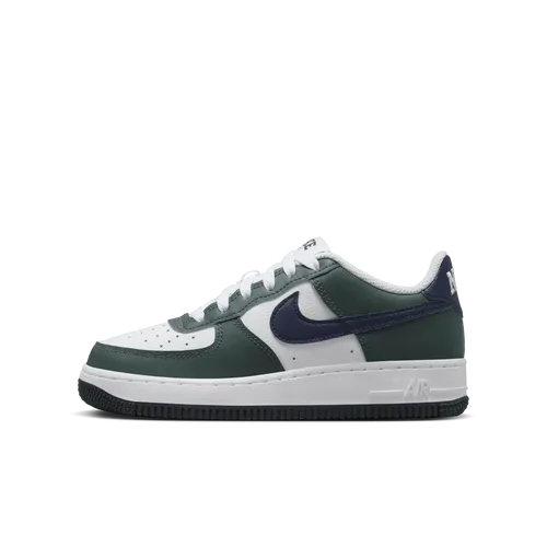 Nike Air Force 1 Older Kids' Shoes - Green - Leather