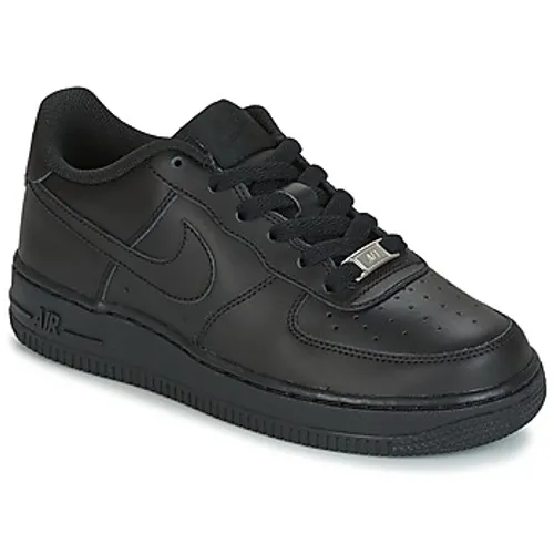 Nike  AIR FORCE ONE KIDS  boys's Children's Shoes (Trainers) in Black
