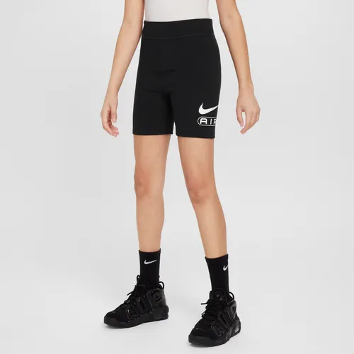 Nike Air Girls' Biker Shorts - Black - Polyester