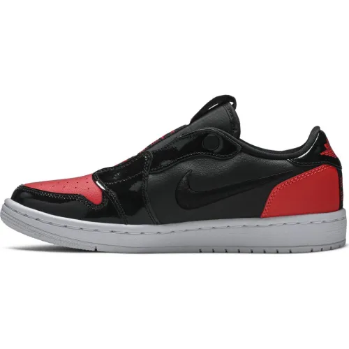 Nike , Air Jordan 1 Low Slip Sneakers ,Black male, Sizes: