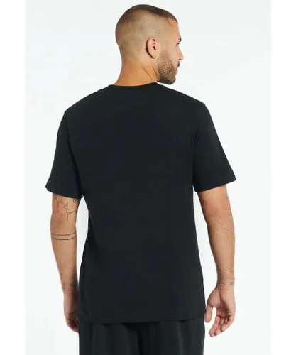 Nike Air Jordan Mens T Shirt in Black Cotton
