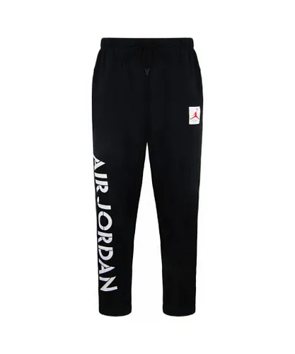 Nike Air Jordan Standard Fit Stretch Waist Black Mens Track Pants DD0396 010 Cotton