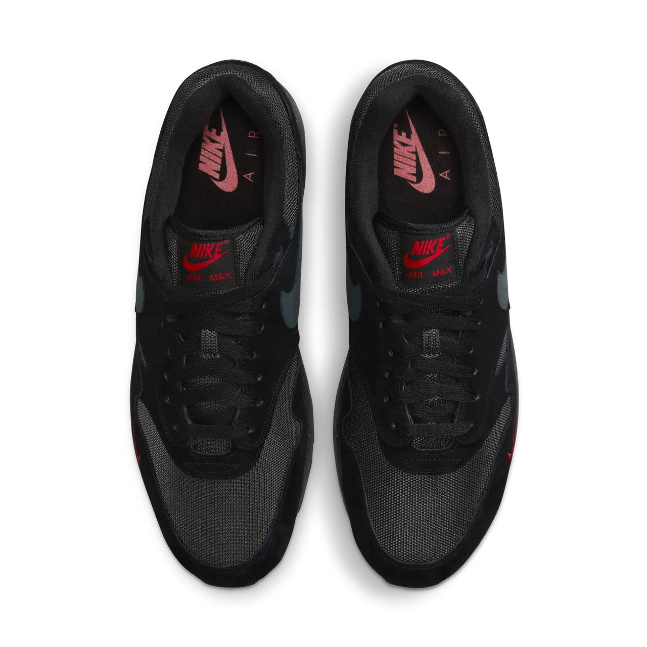 Nike Air Max 1 Men's Shoes - Black - Leather