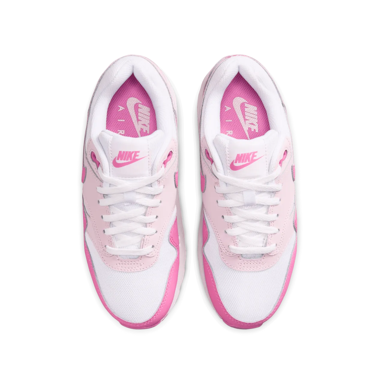Nike Air Max 1 Older Kids' Shoes - White