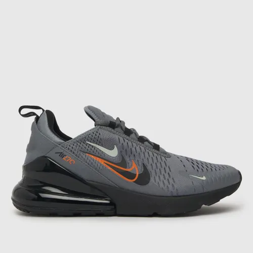 Nike Air Max 270 Trainers In Grey & Black