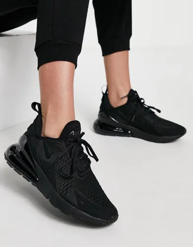 Nike Air Max 270 trainers in triple black